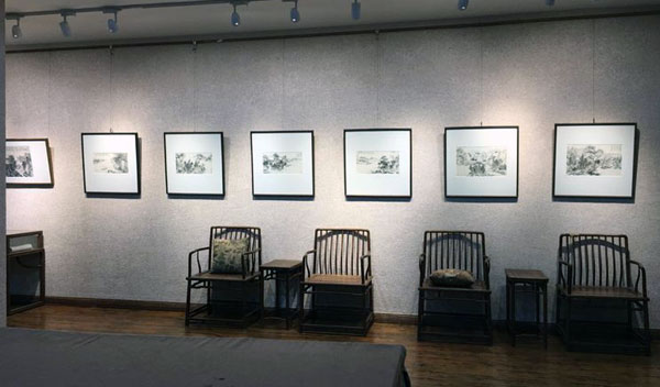 笔墨寄情山水间——房显庭山水画作品展在山东省文艺创作研究院美术馆开幕